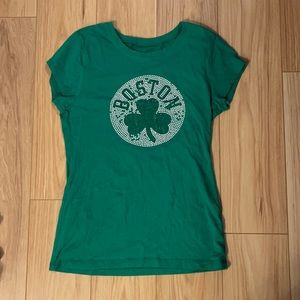 Emerald Green Boston Shamrock Tee TBD G